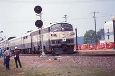 Duplicate Train Slide Burlington Northern #BN-1 06/24/1995 Galesburg Illinois