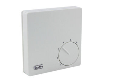 Roth Basicline H 24V Raumthermostat Raumregler, RSF 20.T/2 RT-E 20/21 1135007403