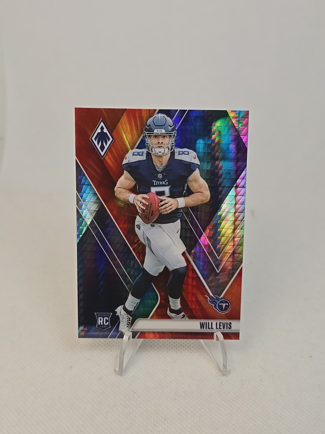 Will Levis 2023 Panini Phoenix #118  Fire Burst Parallel SP RC /340 Titans