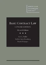 Basic Contract Law, Concise Edition by Lon L. Fuller: Used