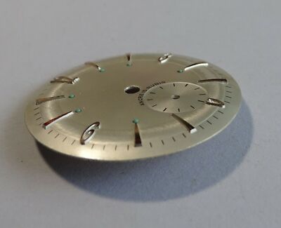 Cadran De Montre Galbé Gris - Diamètre 28.80mm - Pour Calibre FHF 150 - Neuf