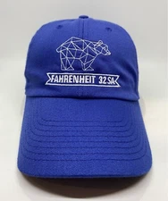 Fahrenheit 32 SA Ice Cream Shop Cap Hat Adult Adjustable Blue Cotton