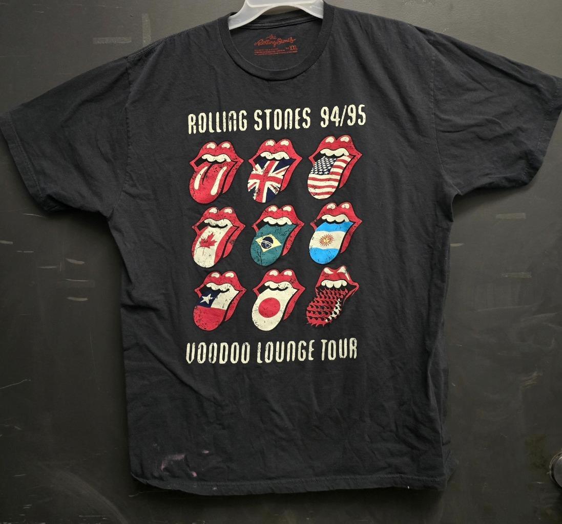 9 FLAG TONGUE 1994 1994 VOODOO LOUNGE TOUR ROLLING STONES T- SHIRT
