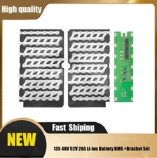 13S 6P 48V 52V Li-ion Battery Bracket +13S 20A BMS Kits for Electric Bike HAU