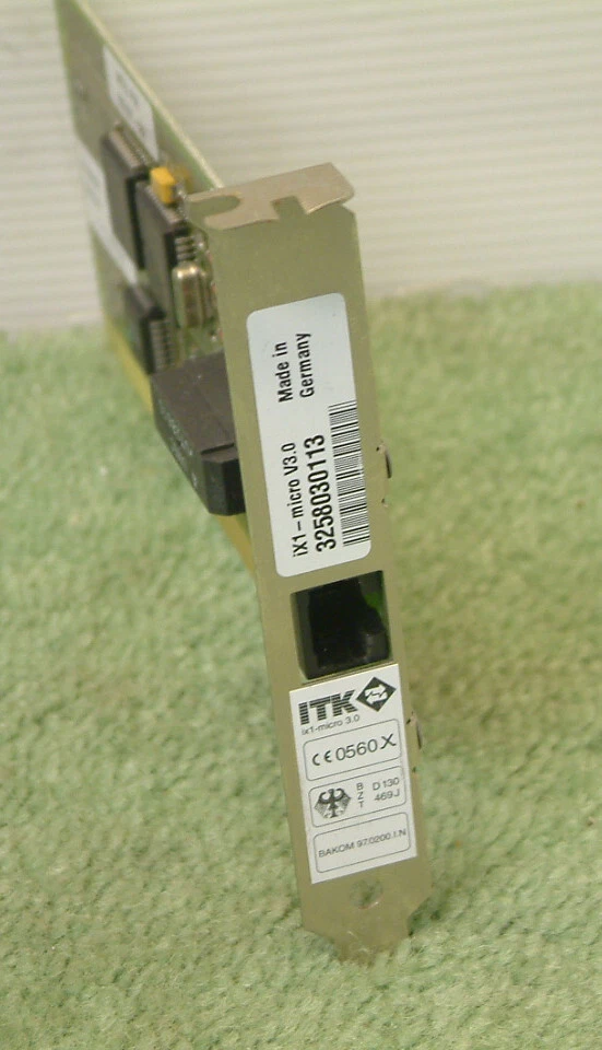 INTEL 667961-002 ISA ISDN ADAPTER FCC ID MWV225 I ITK IX1-MICRO V3.0 3258030113 - Image 2 of 4