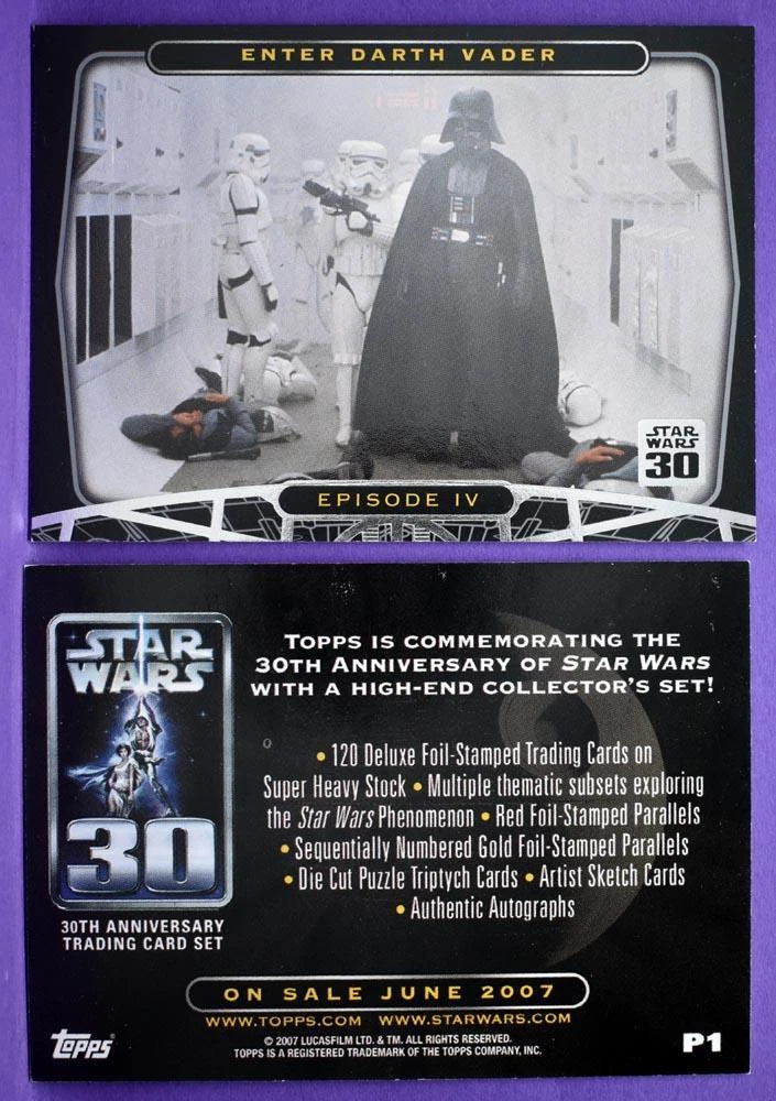Las mejores ofertas en Topps Star Wars 30th Aniversario trading