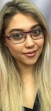 New Mikli by Alain Mikli ML 021104 53mm Purple Women's Eyeglasses Frame