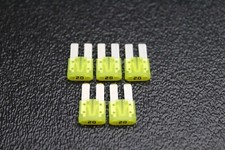 5 PK ATR 20 AMP FUSE FUSES BLADE CIRCUIT EATON BUSSMANN MICRO 2 LEG ATR20