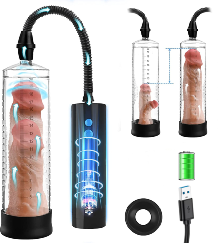 Vacuum Penis Pump for Male ED Enhancement Erectile Enlargement Penis Enlarger BG - Bild 1 von 20