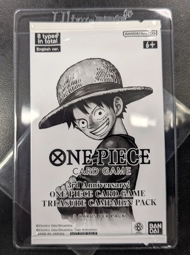 12x One Piece 3rd Anniversary Treasure Campaign Promo Packs ENGLISH - SEALED