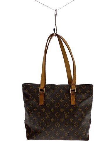 Louis Vuitton Cabas Piano Monogram Canvas PVC BRW From Japan