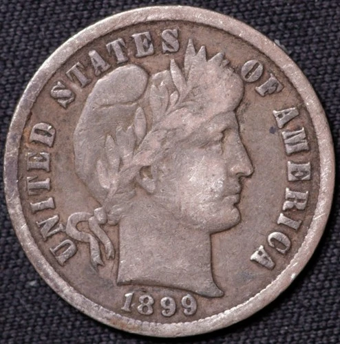 1899 BARBER DIME