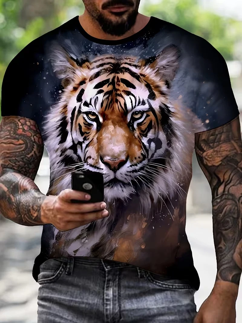 tiger print t shirt products for sale | eBay