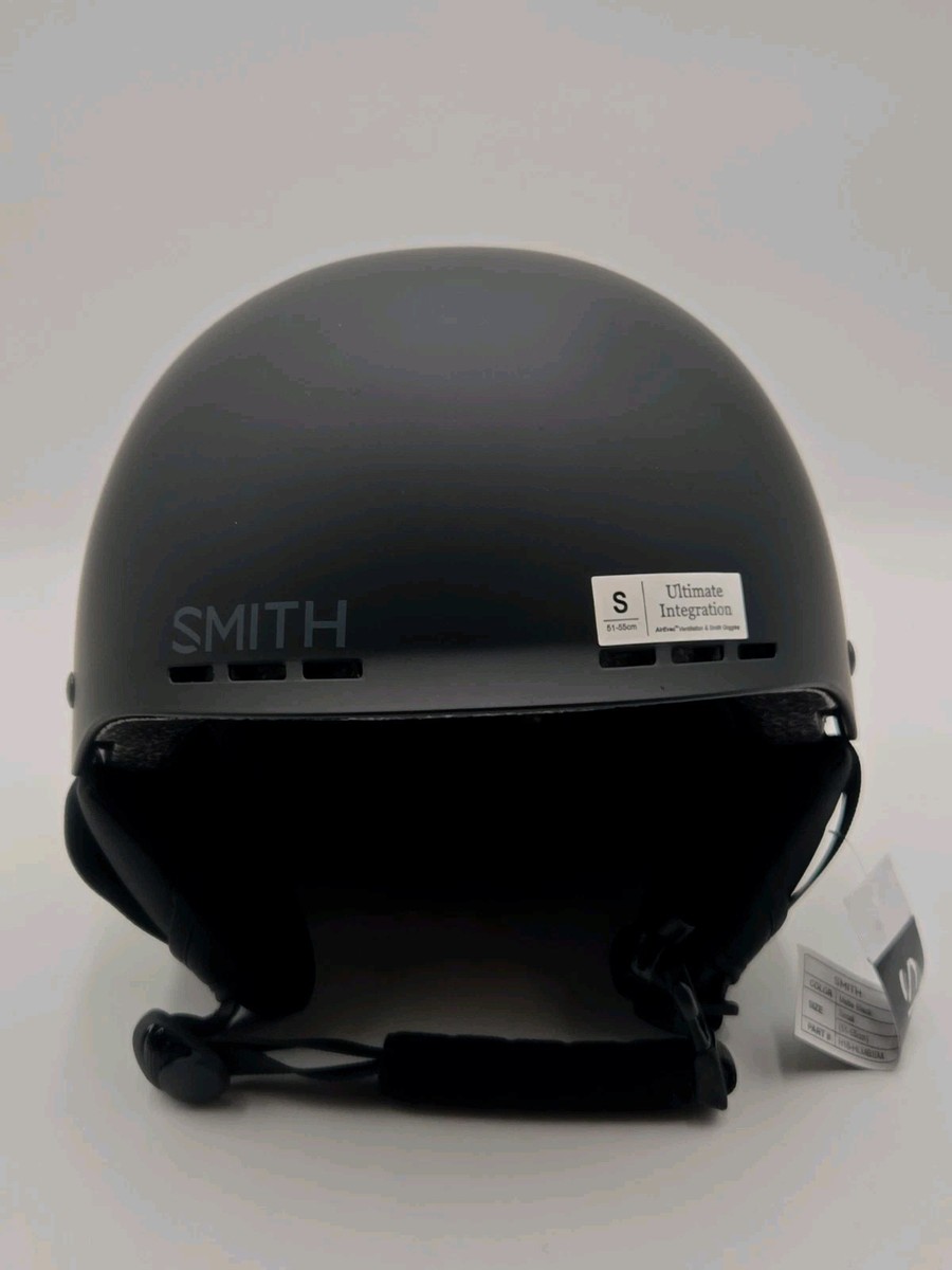 Smith Holt Adult Ski Snowboard Helmet Matte Black Small 51  display picture 1