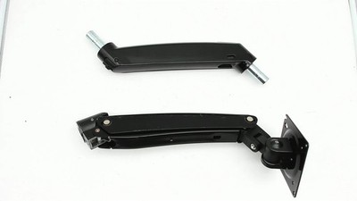 Ergotron LX 45-241-224 Black Monitor Arm 2-Piece Clamp VESA Mount Black