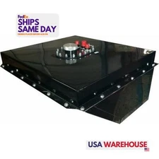 Rci 1182FD, One Plastic Fuel Cell Wedged 18 Gal Black Performance Racing Parts