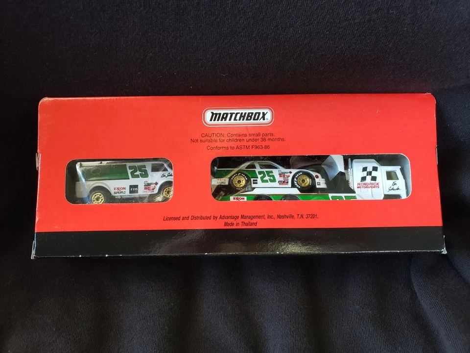 Matchbox Super Star Team Convoy Ken Schrader #25 Hendrick Racing 1/64 Vtg 1991 - Image 2 of 3