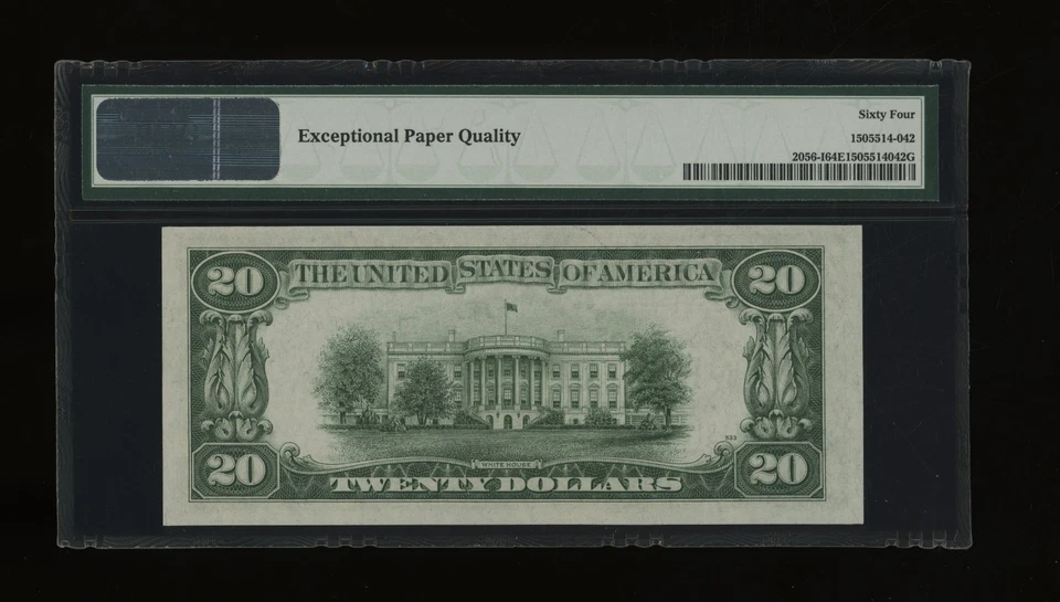 DBR 1934-B $20 FRN Minneapolis Vinson Fr. 2056-I PMG 64 EPQ Serial I18108440A - Image 2 of 2