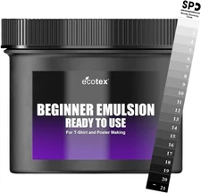 Ecotex® Beginner Emulsion (8Oz.) and Exposure Calculator for Screen Printing - R