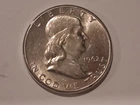 1962 D FRANKLIN HALF DOLLAR 50C US COIN IN CLEAR CAPSULE CIRCULATED 90% SILVER