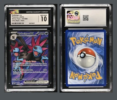 2025 White Flare - WHT EN - English Hydreigon ex Ultra Rare Holo 161/086