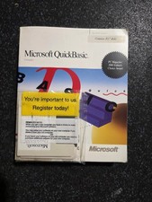 Vintage 1988 Microsoft QuickBasic, for versio...