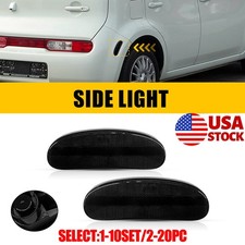 2-20x Leftright Smoked Led Fender Side Marker Lights Housings For Nissan Cube