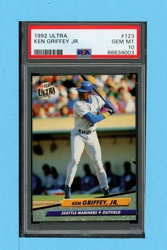 1992 ULTRA #123 KEN GRIFFEY JR. PSA 10