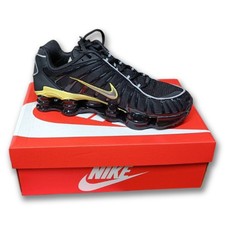 Nike Shox TL Black Metallic Silver Yellow CN0151 Herren Sneaker EU 44 UK 9