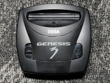Sega Genesis Model 3 Console System NOT WORKING Games won't read For Parts AS-IS