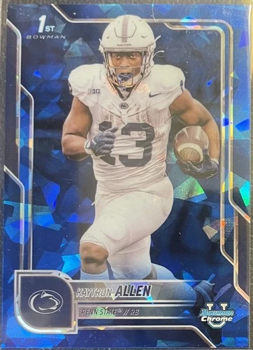 2025 Bowman Chrome University Sapphire Football Kaytron Allen #70