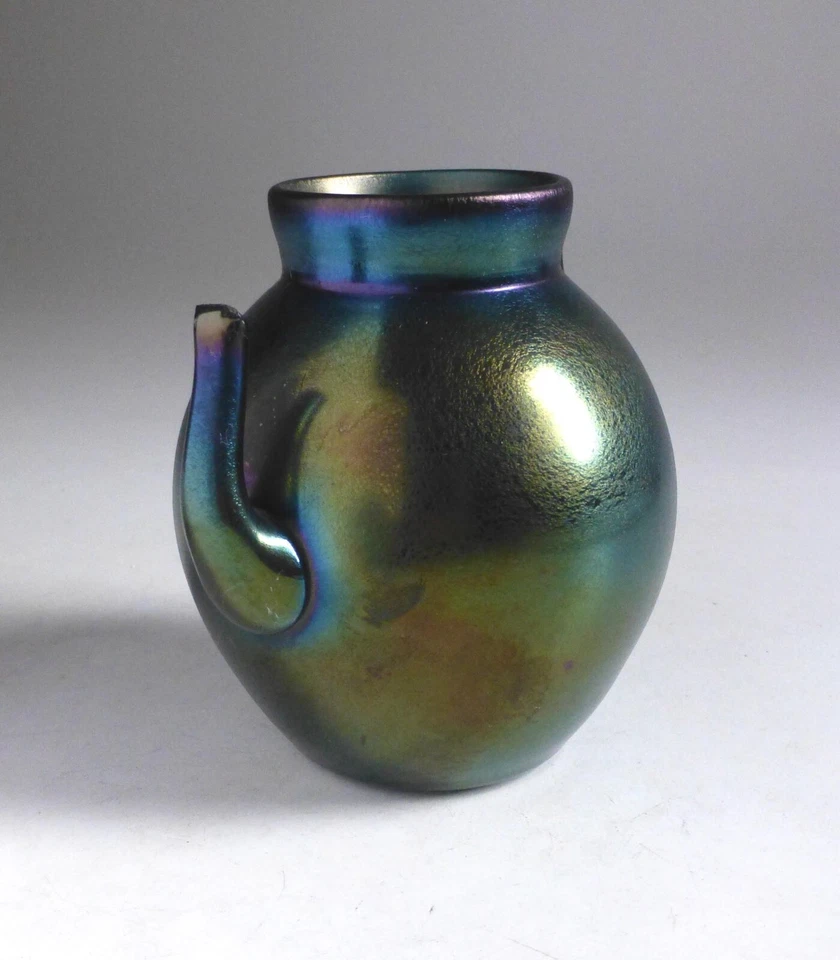 Thomas Webb & Sons Antique Bronze Glass Cabinet Vase. 1880's Christopher Dresser - Image 2 of 4