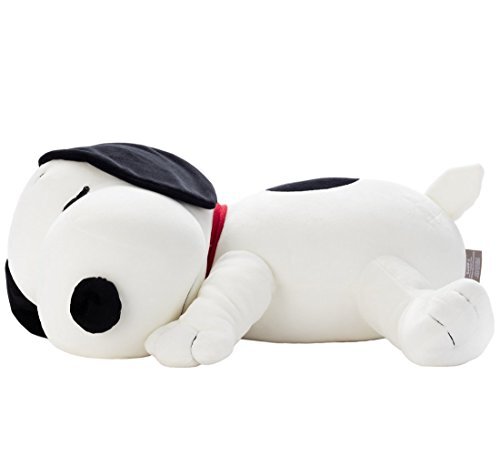 New TAKARA TOMY PEANUTS Snoopy Suyasuya Friend Cushion Plush (L