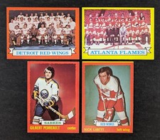 1972/73 Topps Hockey Lot 4 Cards