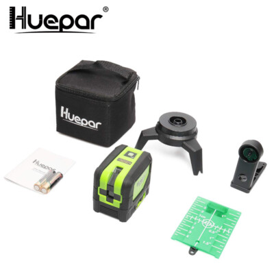 Huepar 3Point Self-leveling Green Laser Level for Points Reference Positioning