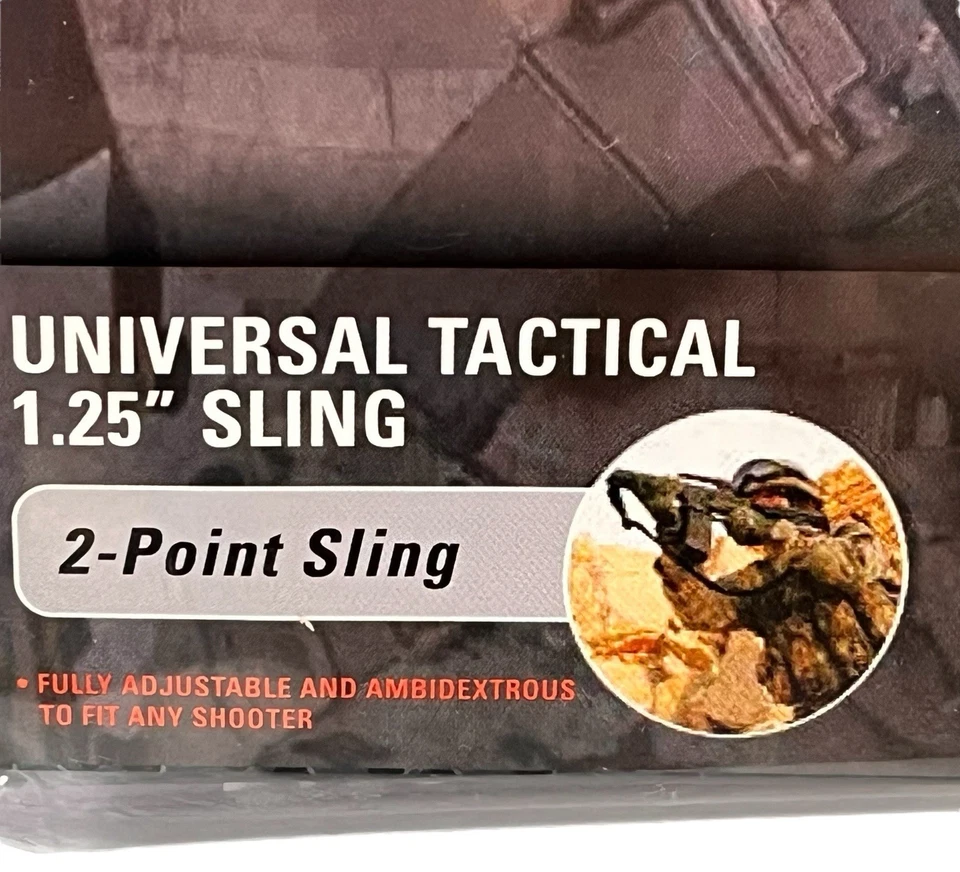 Blackhawk! Eslinga táctica universal de 1,25" (eslinga de 2 puntos) negra Foto 3 de 4