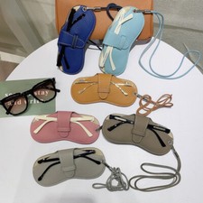 Pu Leather Eyeglasses Sunglasses Reading Glasses Case Pouch Storage B   