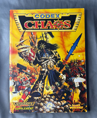 Warhammer 40k Codex Chaos Supplement Book 1996 Games Workshop