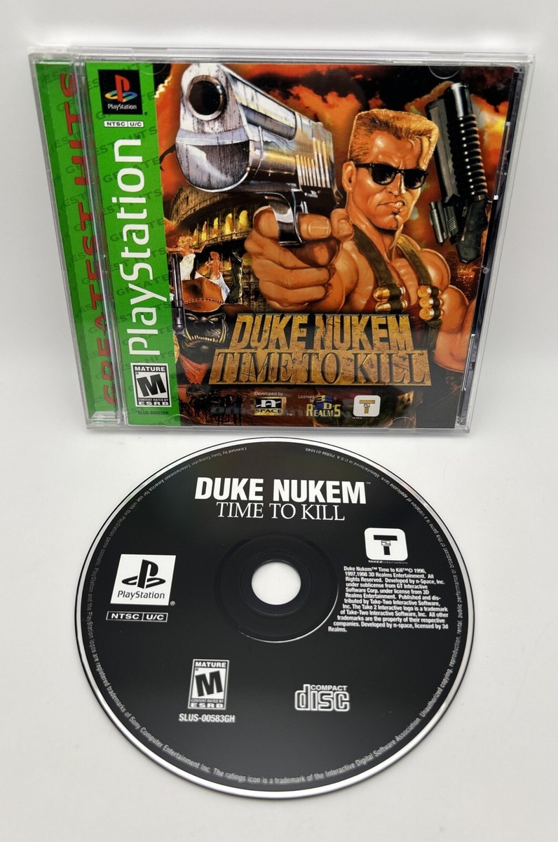 Duke Nukem Time To Kill Sony PlayStation 1 PS1 PSOne Greatest Hits