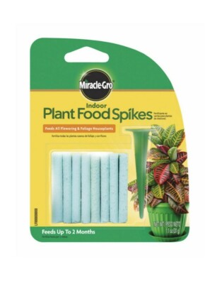 Miracle Gro Plant Food Spikes 1.1 oz.  Fast Release  Spikes # 1002521   NEW