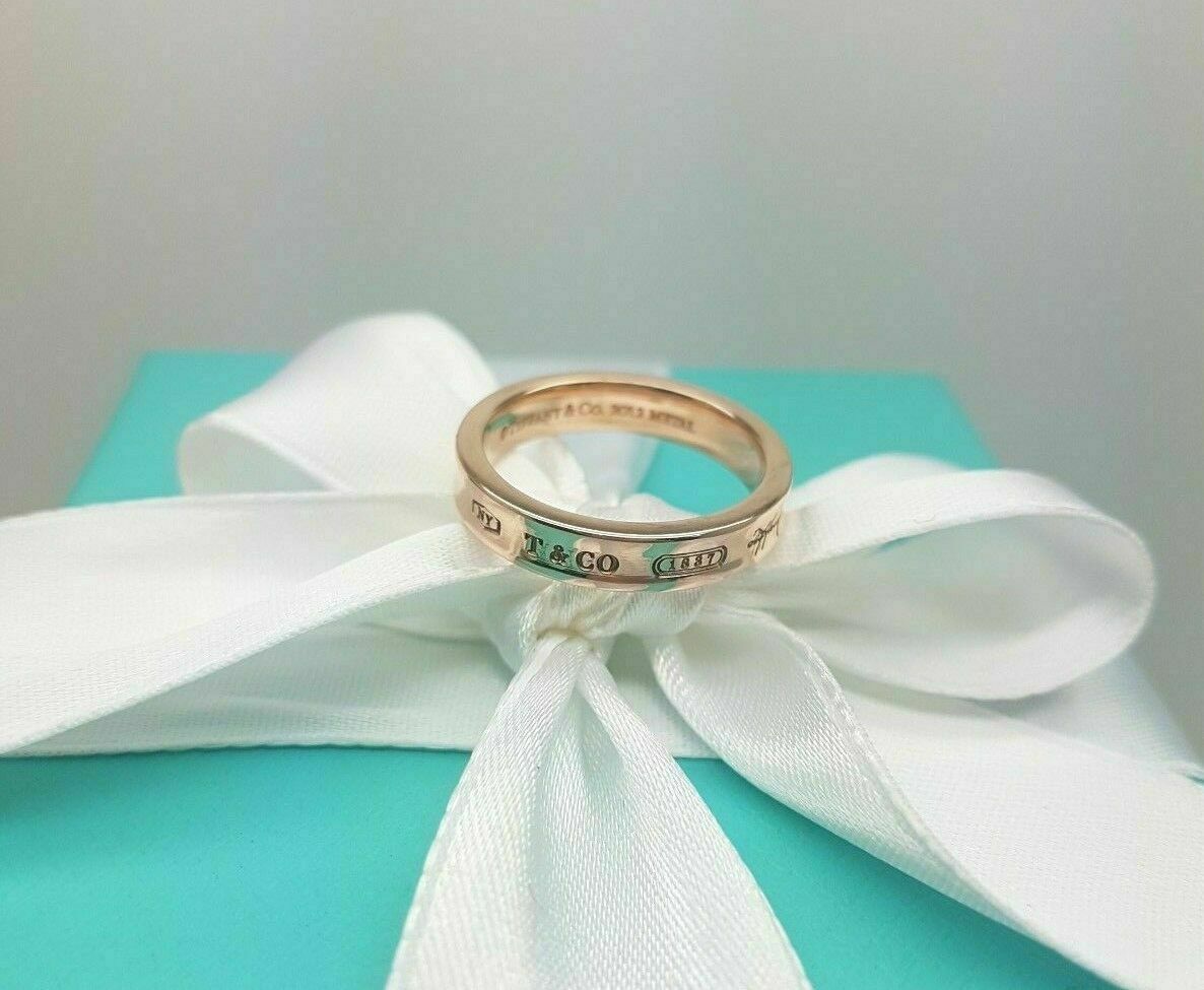 Tiffany & Co Rubedo Narrow Band 1837 Ring size K 1/2 UK or 5 1/2