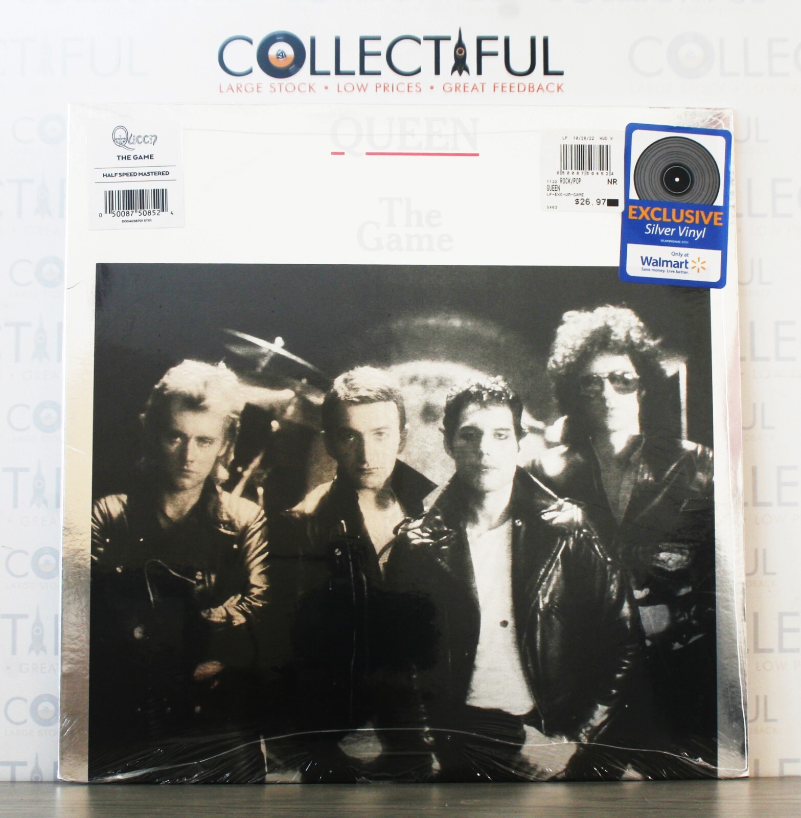 QUEEN - THE GAME - LTD EDITION HALF SPEED SILVER VINYL - WALMART -  SEALED LP 🔥