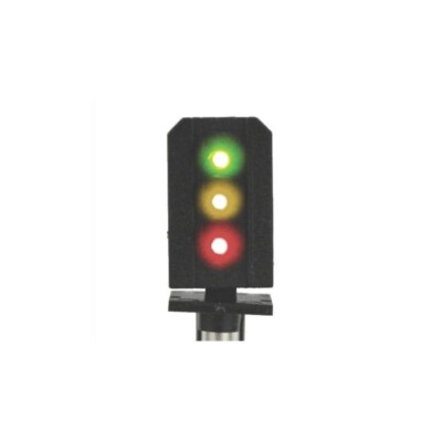 Train Tech DCC Signal - OO 3 Aspekt Entfernung für Modelleisenbahnen TTSS3