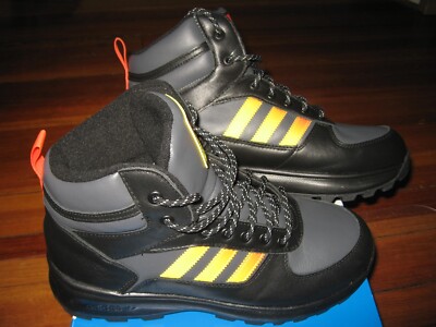Adidas Black Chasker Boots with Orange and Yellow Details s-l400.jpg main image 3