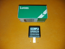 ELECTRIC FUEL PUMP RELAY 5 PIN with resister 2x 20A 12v - Genuine Lucas SRB529