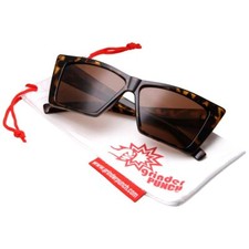 Cat Eye Tortoise Sunglasses Sharp Pointed Vintage Womens Fashion Shades