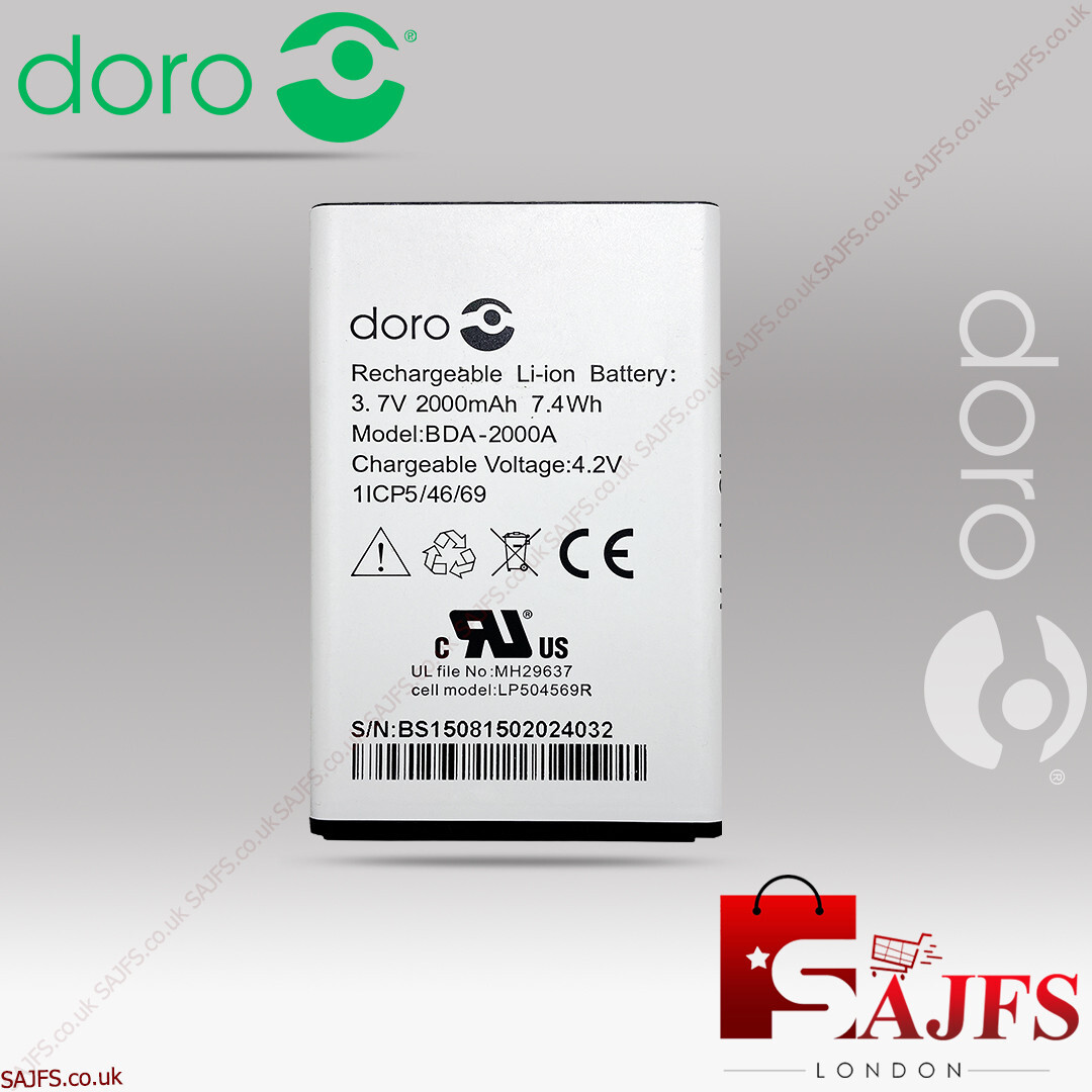 GENUINE DORO BDA2000A BATTERY FOR DORO 8031 8031C 8030 Liberto 825 822