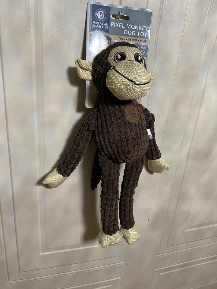 Игрушка для собаки 16 дюймов с пищалкой обезьяна AKC American Kennel Club - Изображение 3 из 4