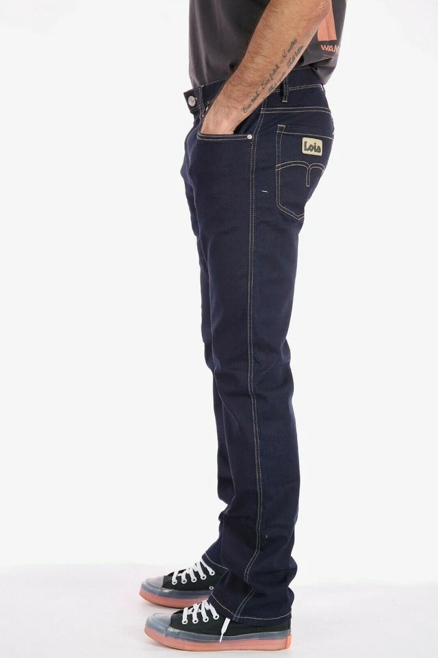 Lois Jeans Mens New with Tag Denim 28" - 44" Waist Dark Wash Big Size UK seller — 第 2/4 张图片