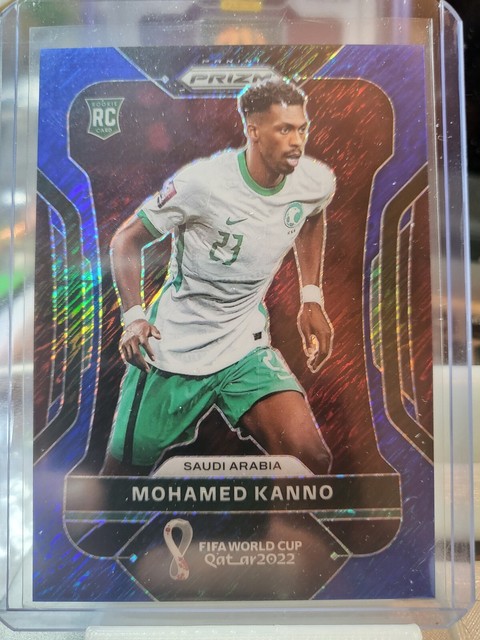 2022 Prizm FIFA World Cup Qatar Mohamed Kanno RC FOTL Blue   Saudi Arabia /5